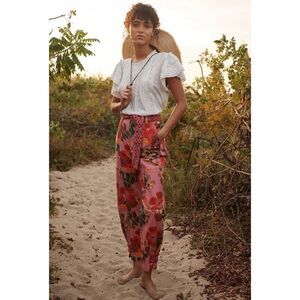Farm Rio Esperanza Tropical Wide Leg Pants